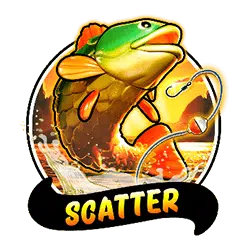 Scatter Symbol pictured as a fish